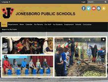 Tablet Screenshot of jonesboroschools.net